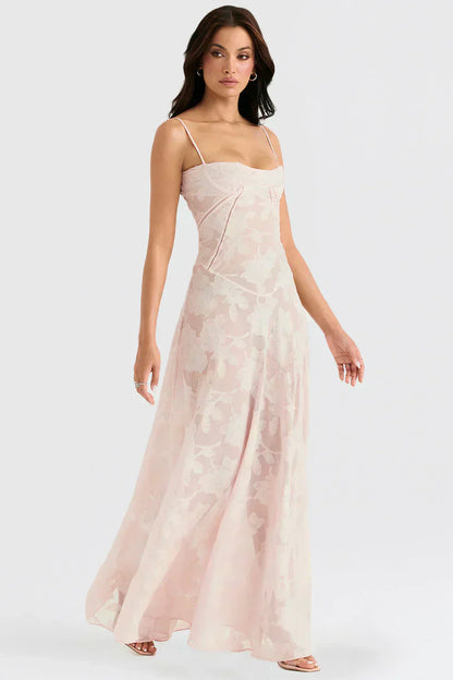 Maxikleid mit Blumenmuster