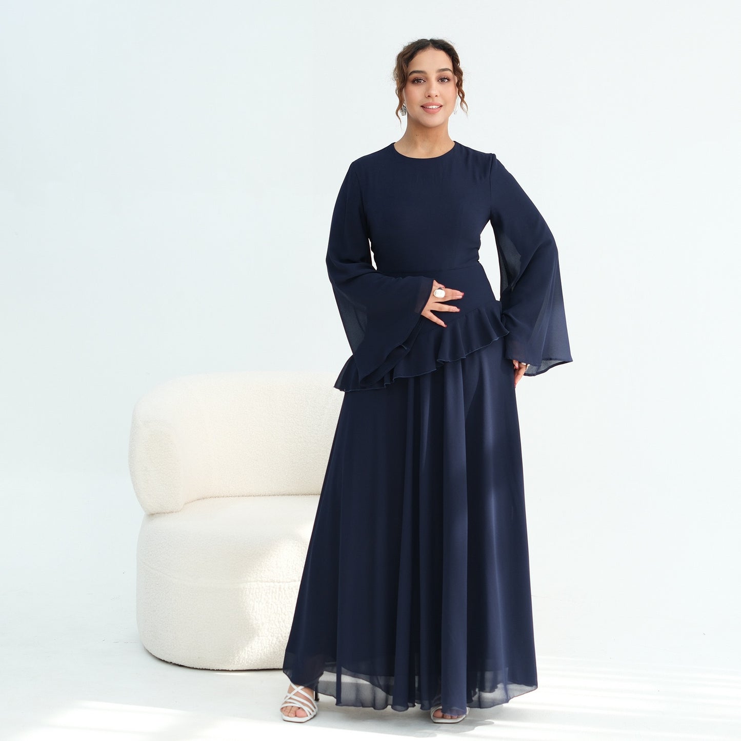 Stilvolles Chiffon Zweiteiler