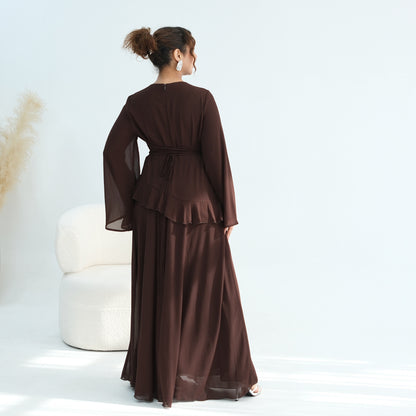 Stilvolles Chiffon Zweiteiler