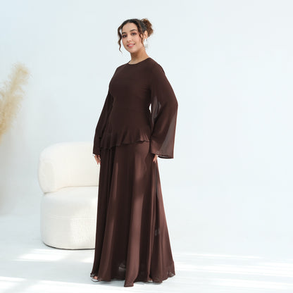 Stilvolles Chiffon Zweiteiler