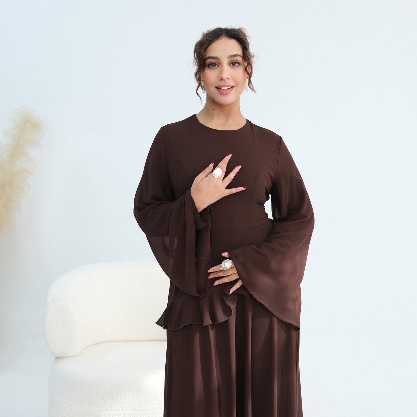 Stilvolles Chiffon Zweiteiler