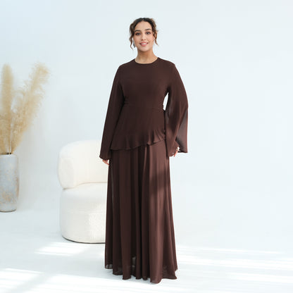 Stilvolles Chiffon Zweiteiler