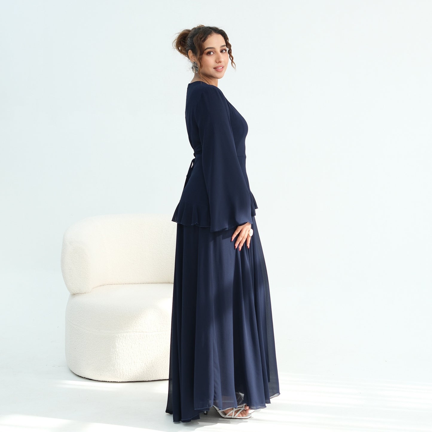 Stilvolles Chiffon Zweiteiler