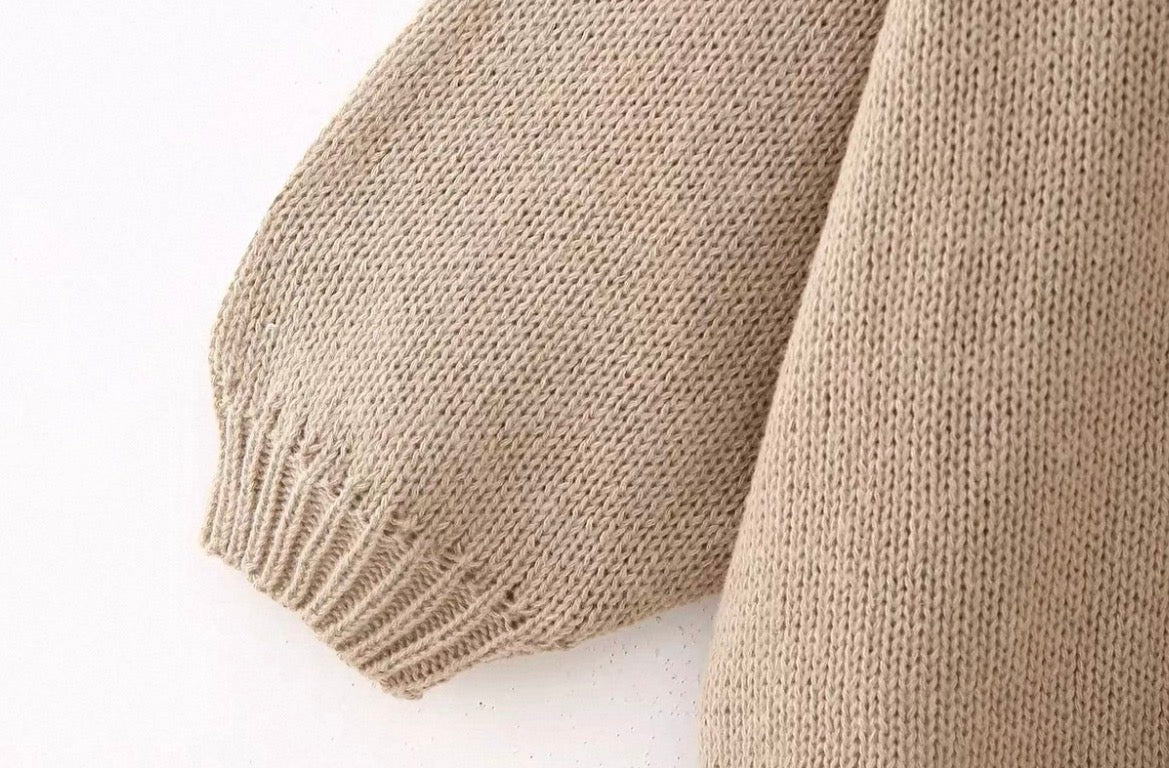 Oversized Strick-Cardigan