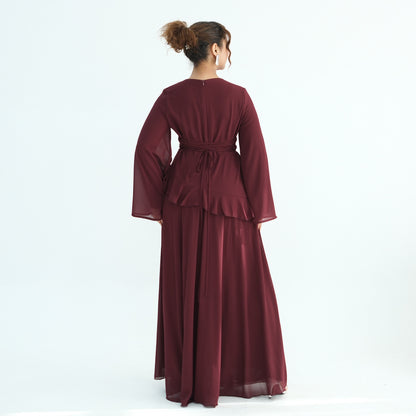 Stilvolles Chiffon Zweiteiler