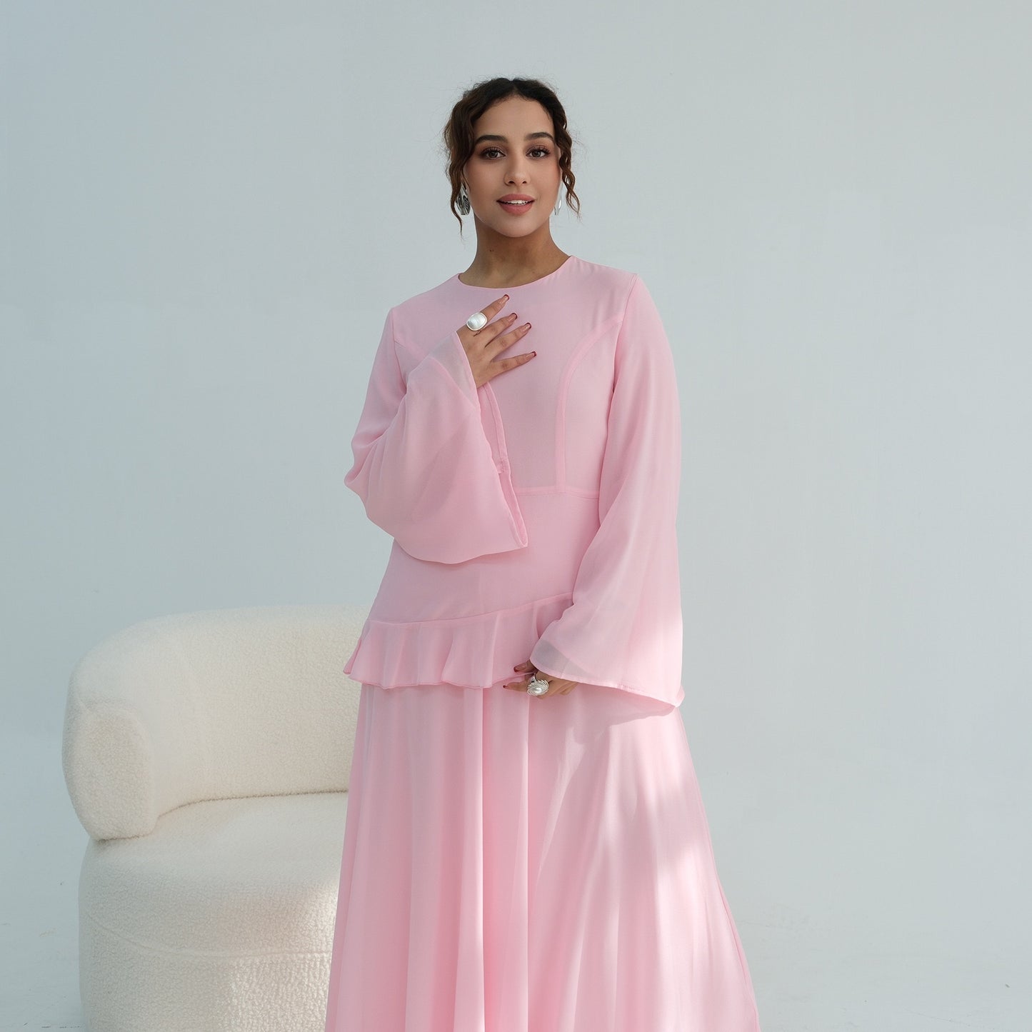 Stilvolles Chiffon Zweiteiler