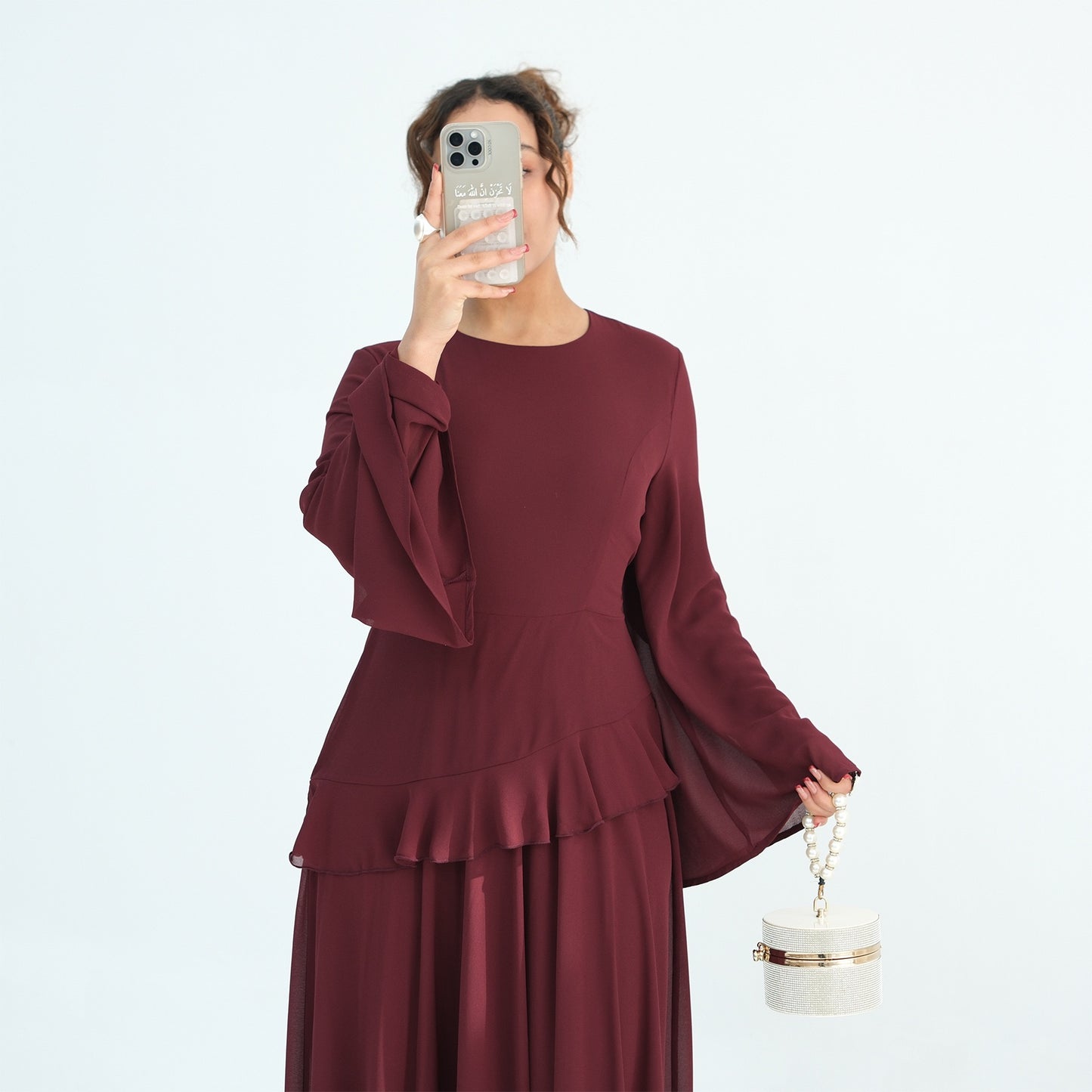 Stilvolles Chiffon Zweiteiler
